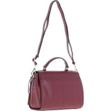 Ashwood Flap Over Leather Handbag Wine: Z-76