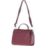 Ashwood Flap Over Leather Handbag Wine: Z-76