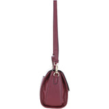 Ashwood Flap Over Leather Handbag Wine: Z-76