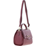 Ashwood Flap Over Leather Handbag Wine: Z-76