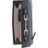 7 Card RFID Protected Large Leather Purse Black: Z-79