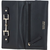 7 Card RFID Protected Large Leather Purse Black: Z-79