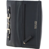 7 Card RFID Protected Large Leather Purse Black: Z-79