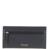 7 Card RFID Protected Large Leather Purse Black: Z-79