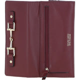 7 Card RFID Protected Large Leather Purse Wine: Z-79