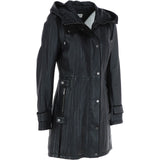 Ashwood Leather Hooded Coat Black/ddy: ZB146